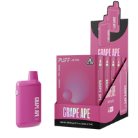Puff Bar Delta 8 THC Grape Ape Disposable Device with Store Packaging